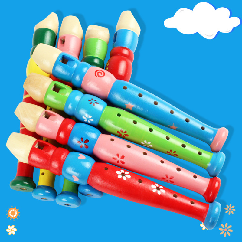 Hot Colorful Wooden Flute Musi - Musical Instrument Harmonium review and price