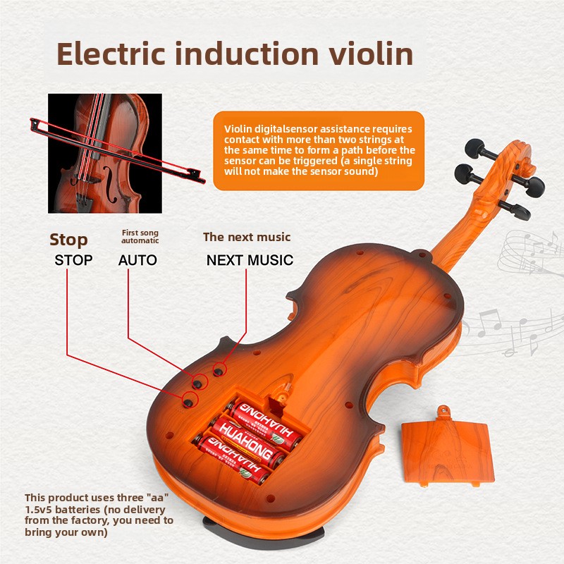 Acoustic Violin Toys Adjustabl - Musical Instrument Harmonium review and price