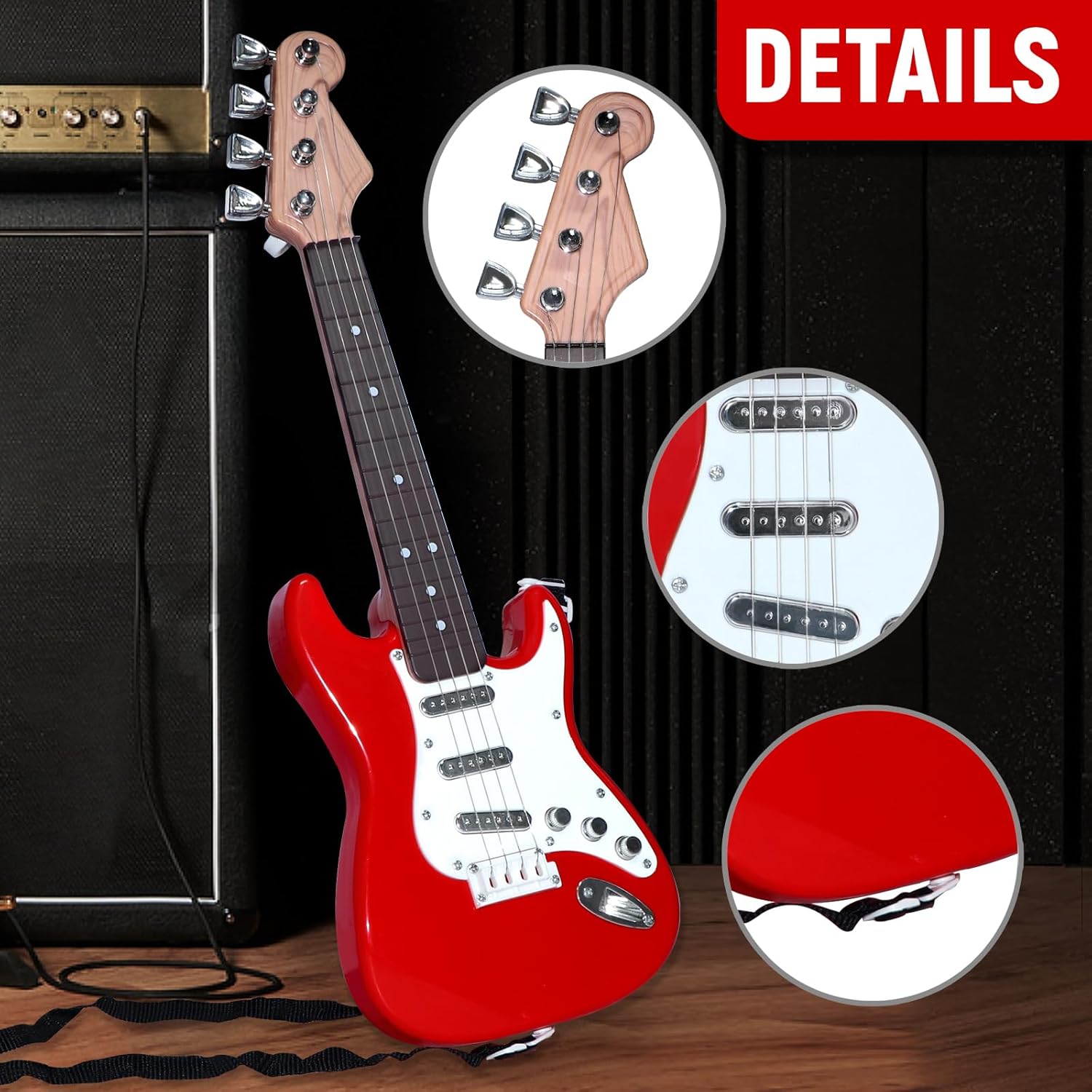 Kids Electric Guitar Toy - 4-S - Musical Instrument Harmonium review and price
