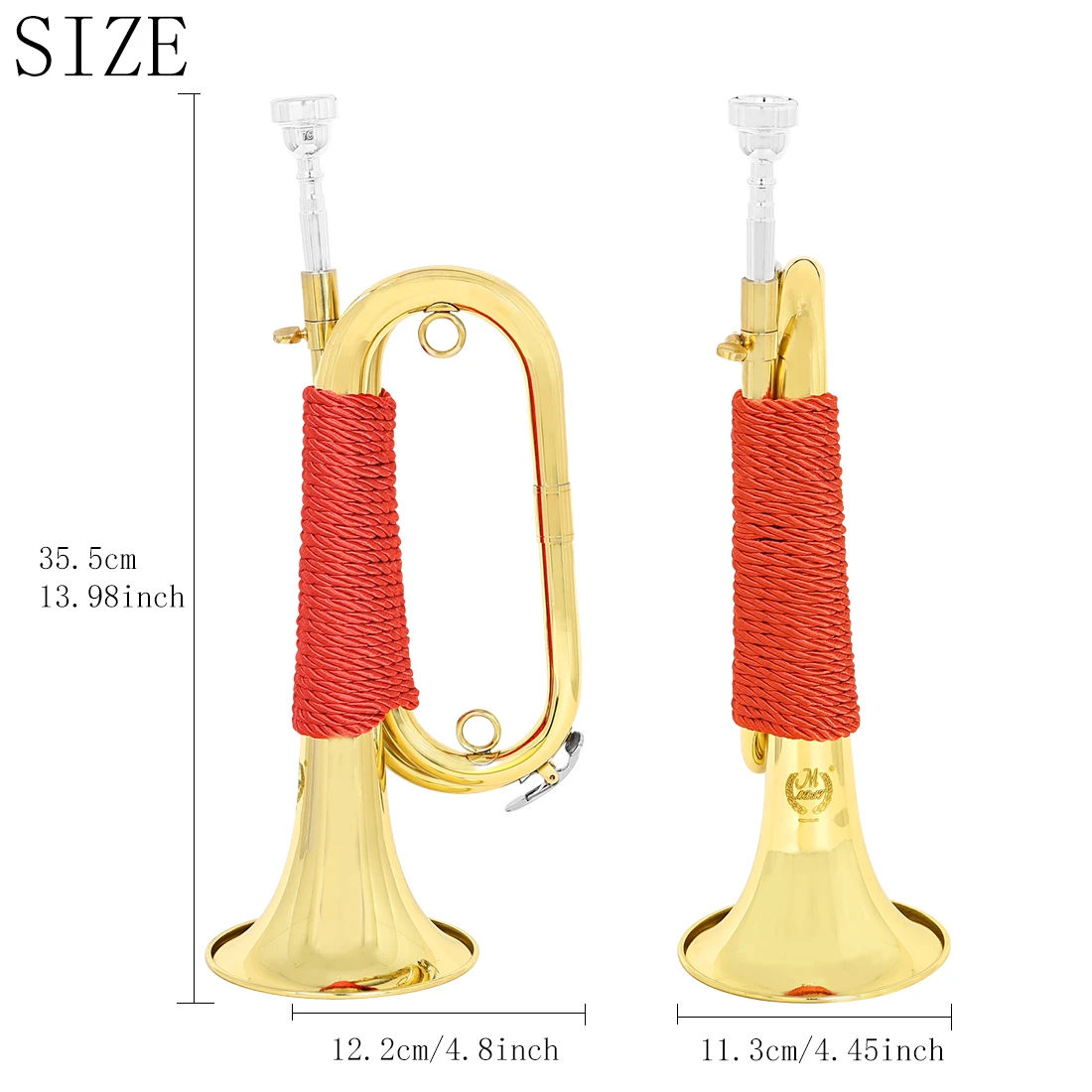 M MBAT Bugle Spanish Flugelhor - Musical Instrument Bugle review and price